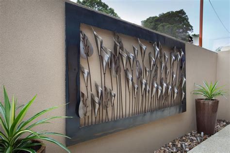 outdoor metal wall artwork weatherproof